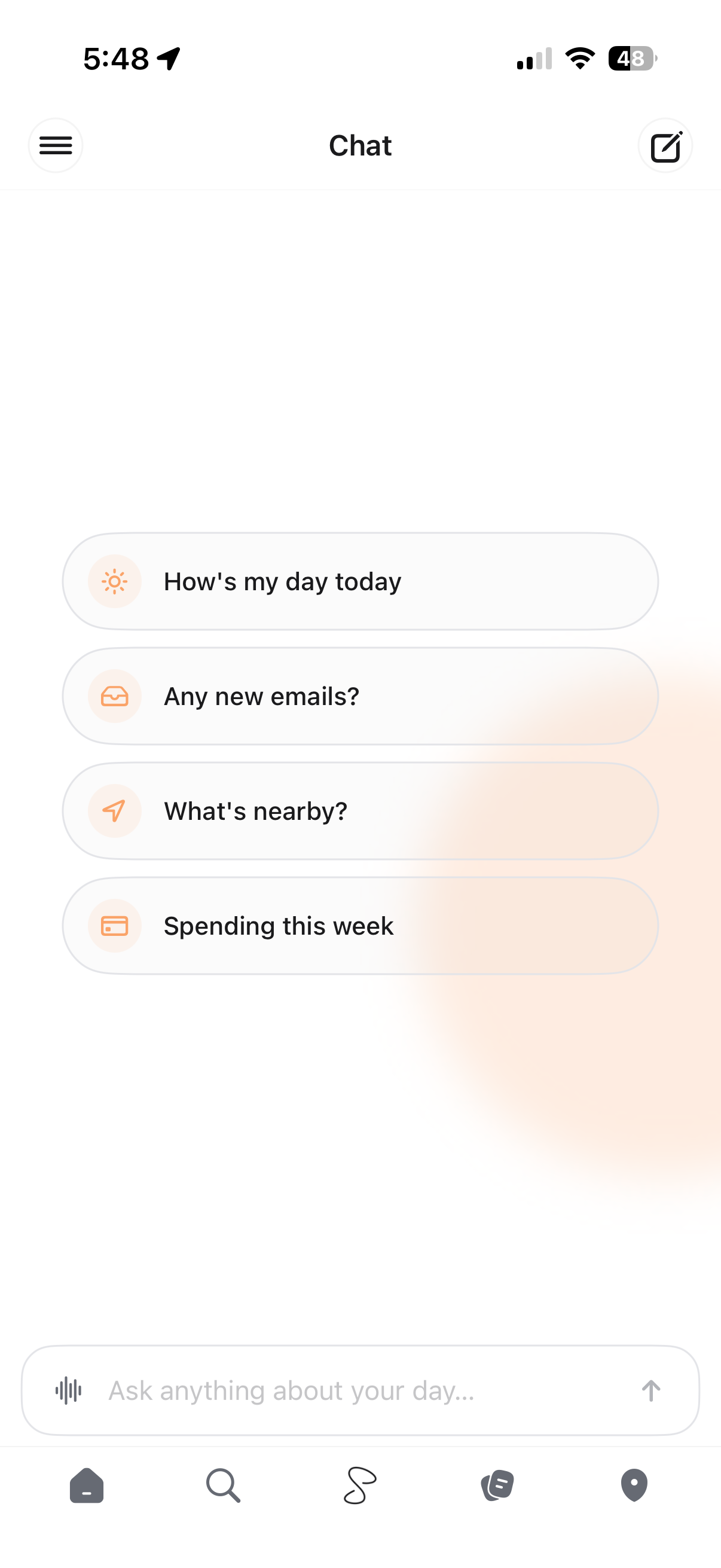 Seline chat screen